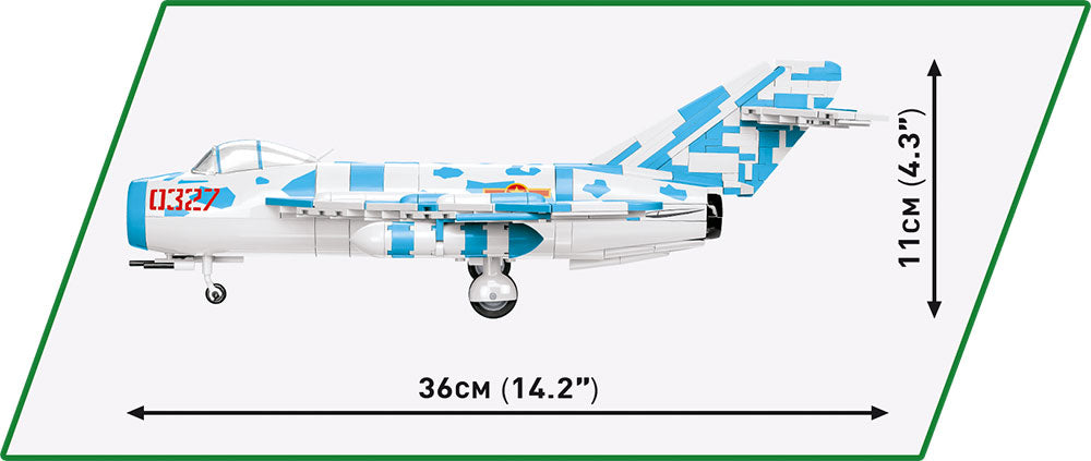 COBI® 2424 Vietnam War MiG-17 NATO Code "Fresco"