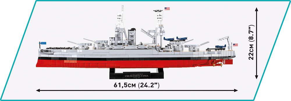 COBI® 4842 WWII Pennsylvania - Class Battleship - Executive Edition