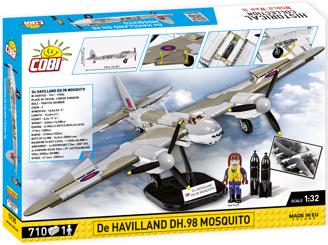 COBI® 5735 WWII De Havilland DH-98 Mosquito