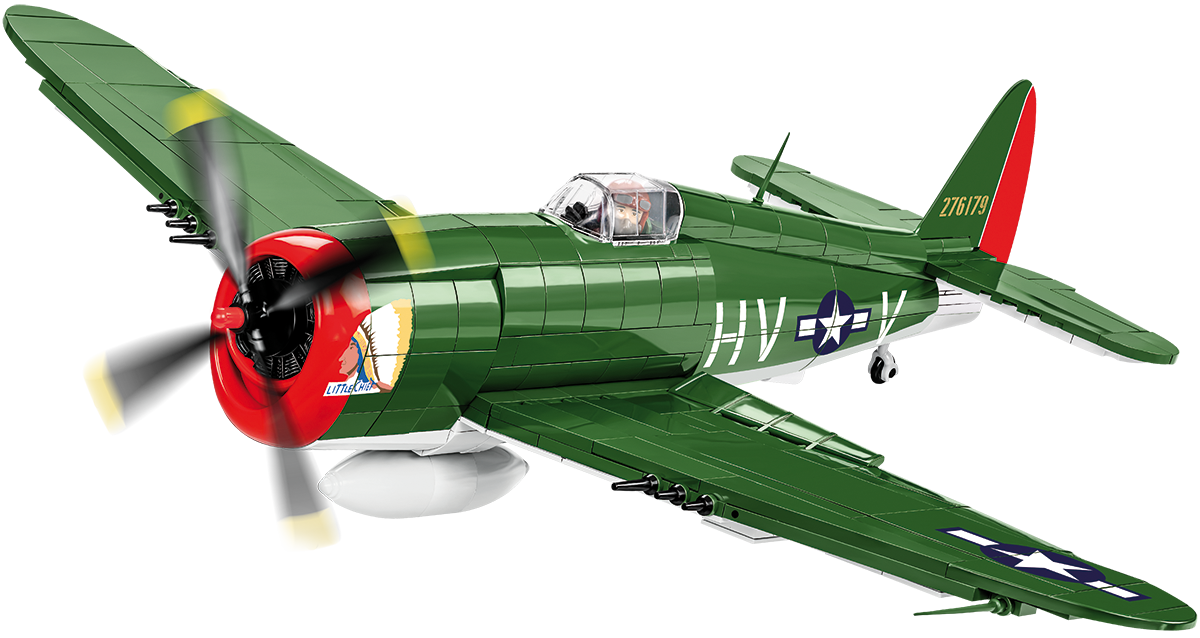 COBI® 5736 WWII P-47 Thunderbolt & Tank Trailer - Executive Edition