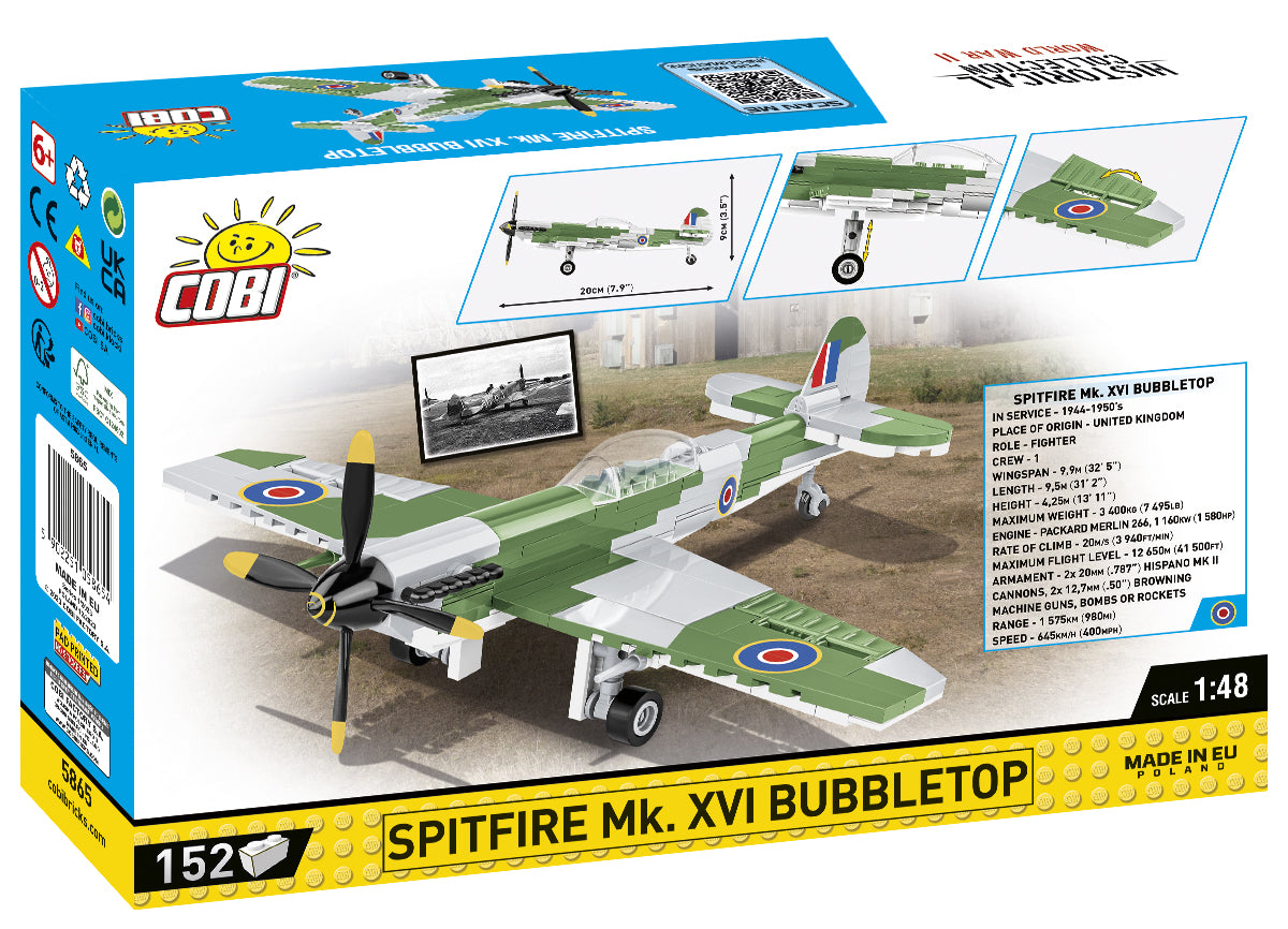 COBI® 5865 WWII Spitfire Mk. XVI Bubbletop