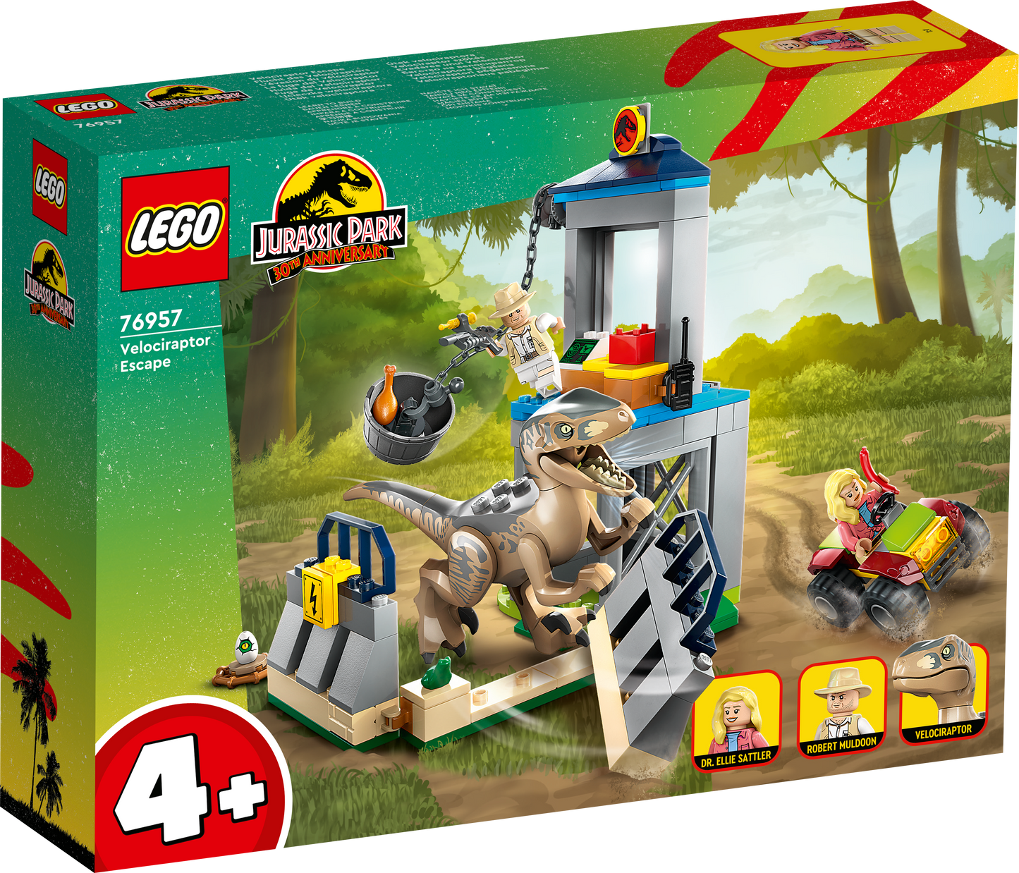 LEGO® Jurassic World 76957 Flucht des Velociraptors