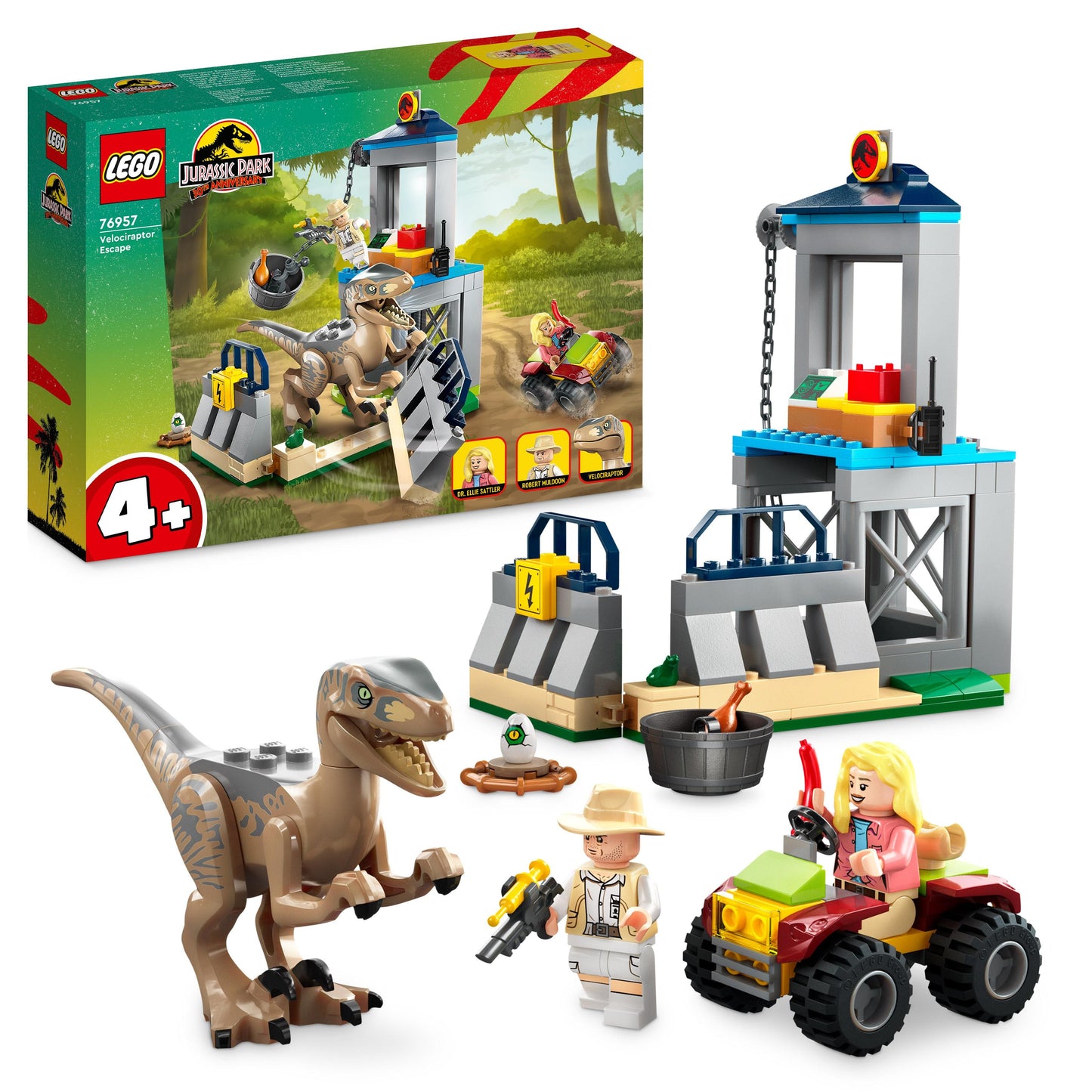 LEGO® Jurassic World 76957 Flucht des Velociraptors