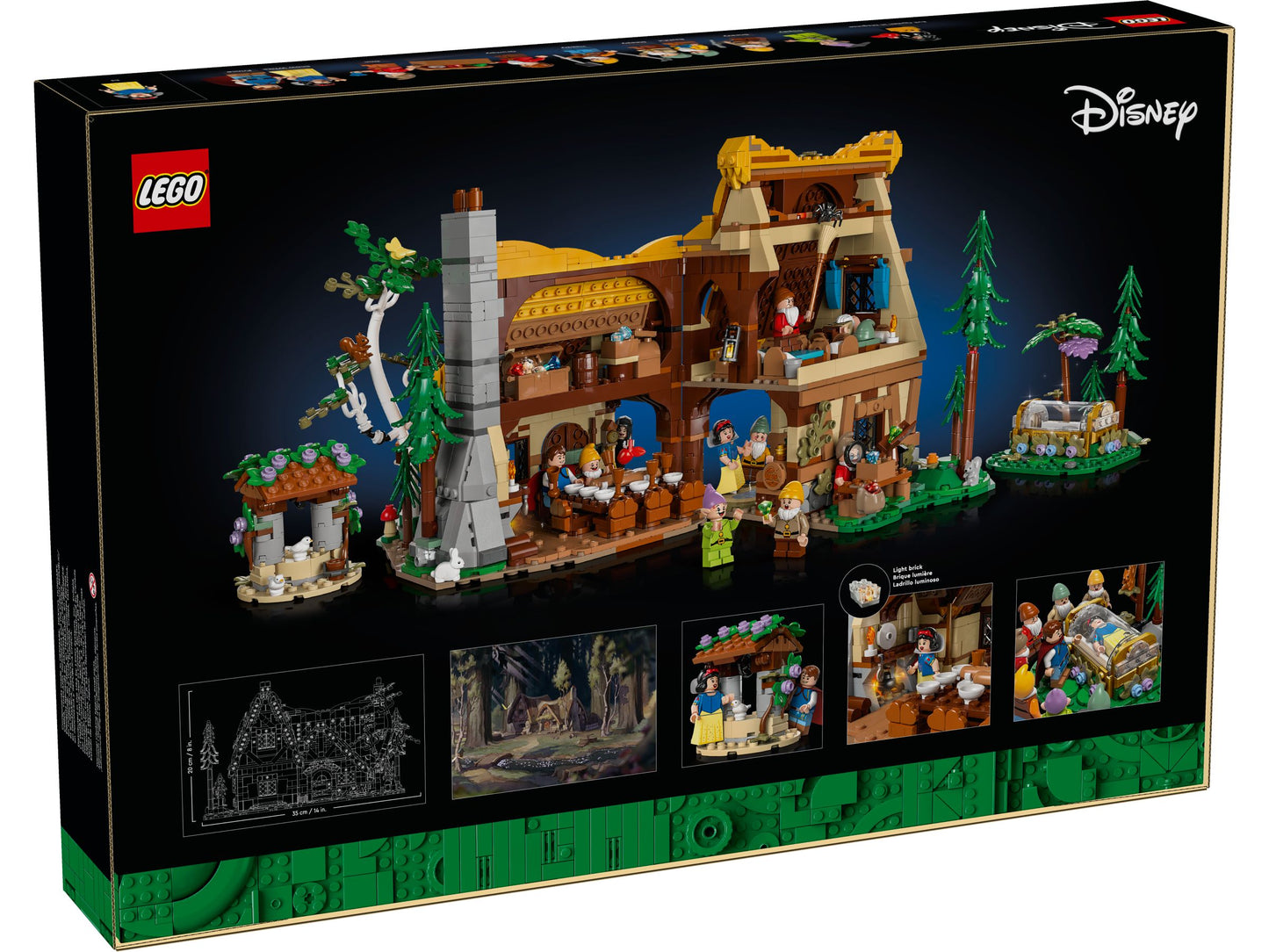 LEGO® Disney 43242 Die Hütte von Schneewittchen und den sieben Zwergen