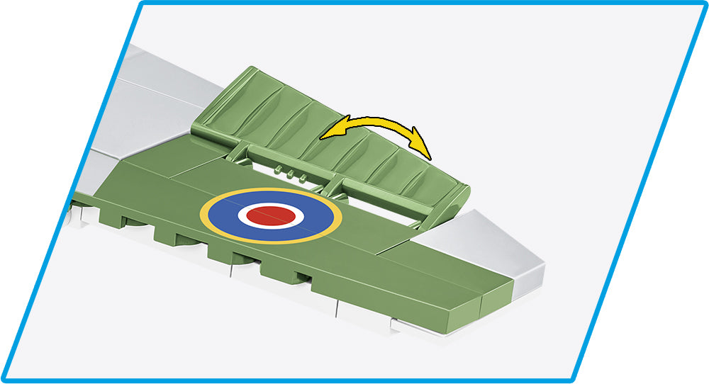 COBI® 5865 WWII Spitfire Mk. XVI Bubbletop