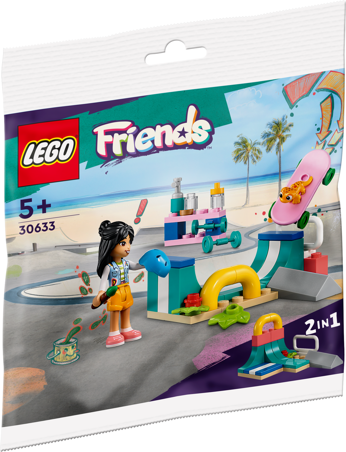 LEGO® Friends Polybag 30633 Skateboardrampe