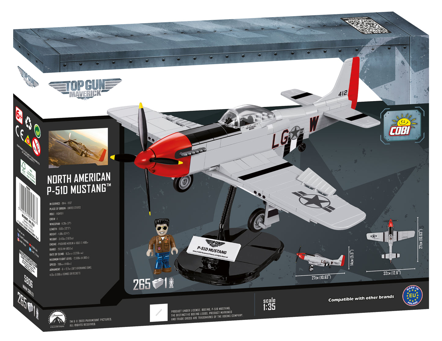 COBI® 5806 Mustang P-51D