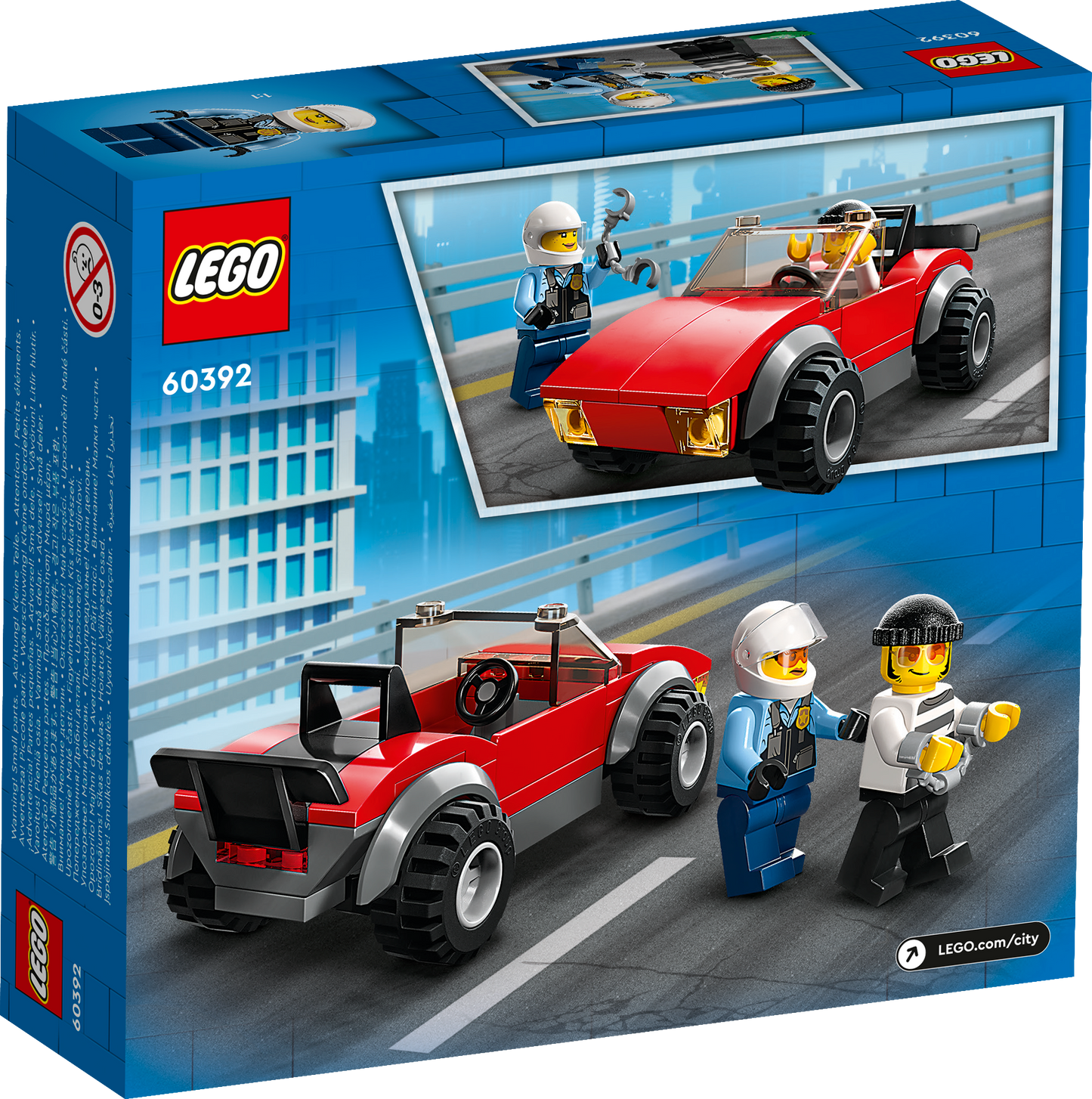 LEGO® City 60392 Verfolgungsjagd mit dem Polizeimotorrad