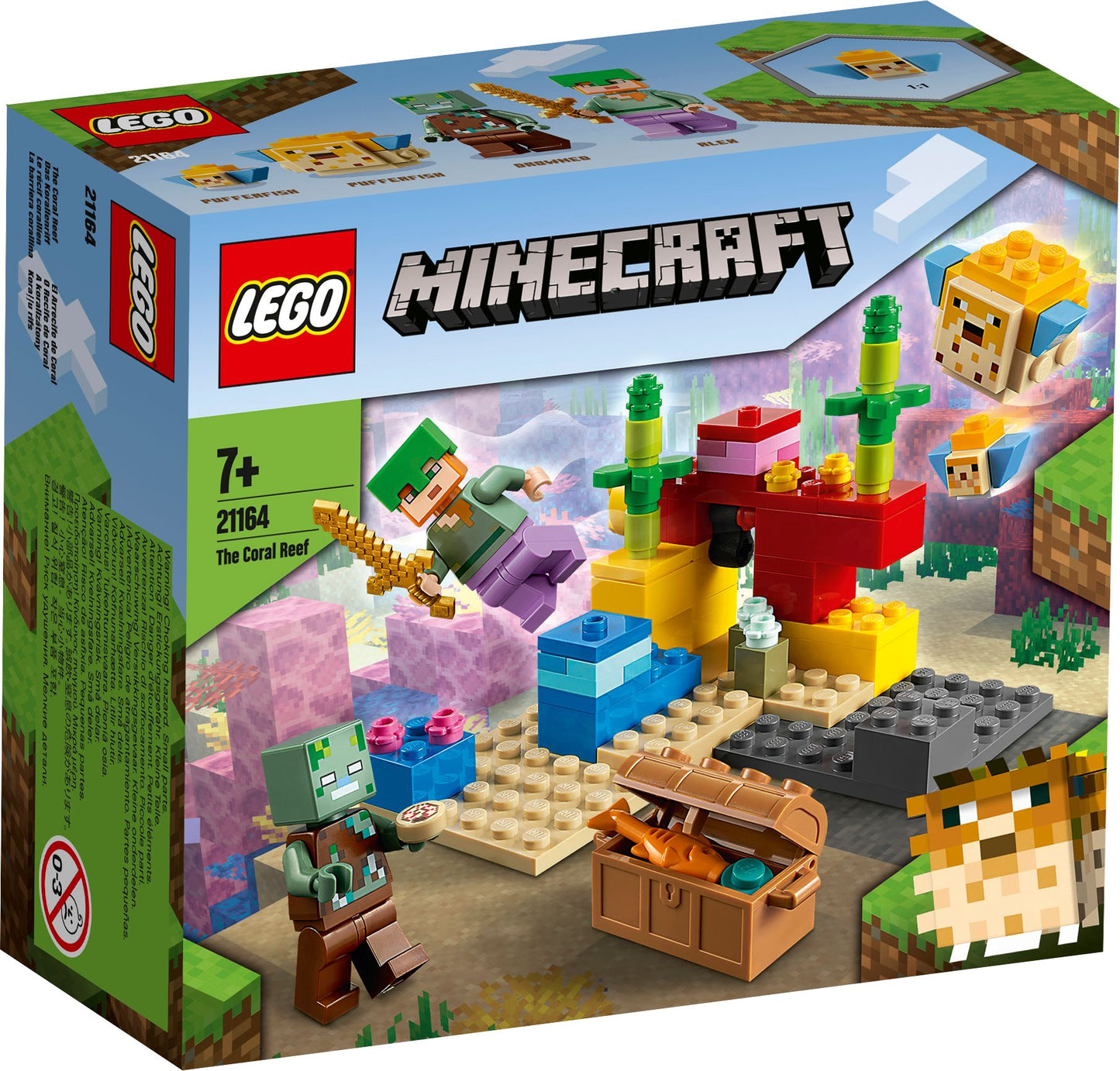 LEGO® Minecraft 21164 Das Korallenriff