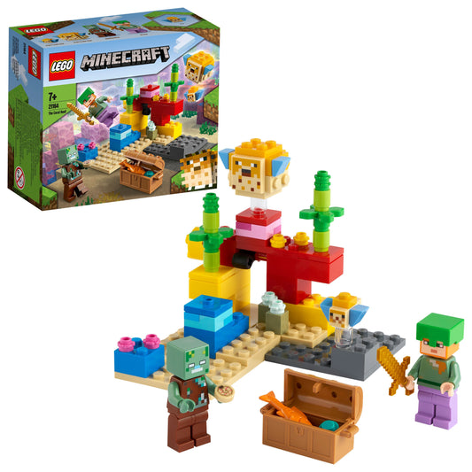 LEGO® Minecraft 21164 Das Korallenriff