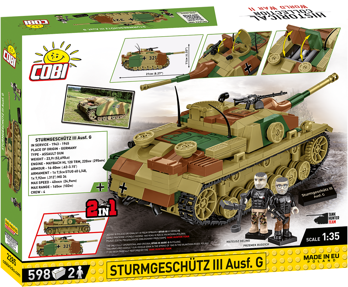 COBI® 2285 WWII Sturmgeschütz III Ausf.G - Executive Edition