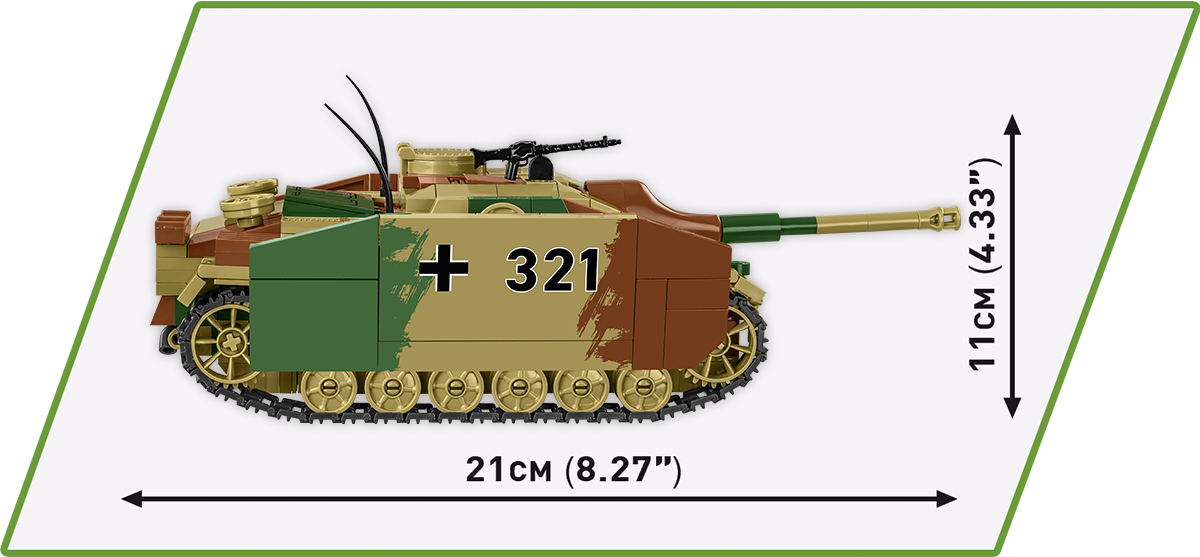 COBI® 2285 WWII Sturmgeschütz III Ausf.G - Executive Edition