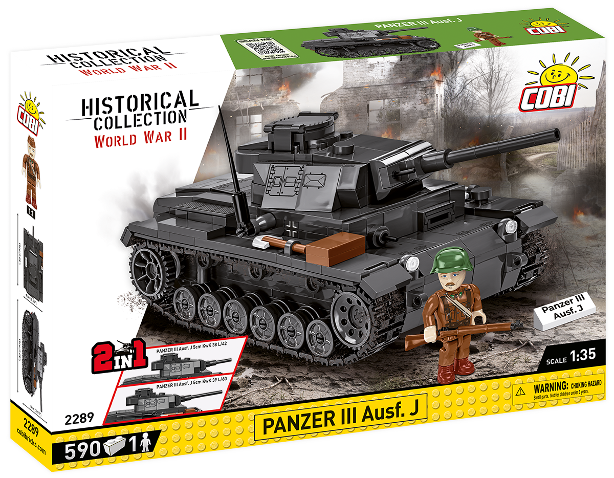 COBI® 2289 WWII Panzer III Ausf.J