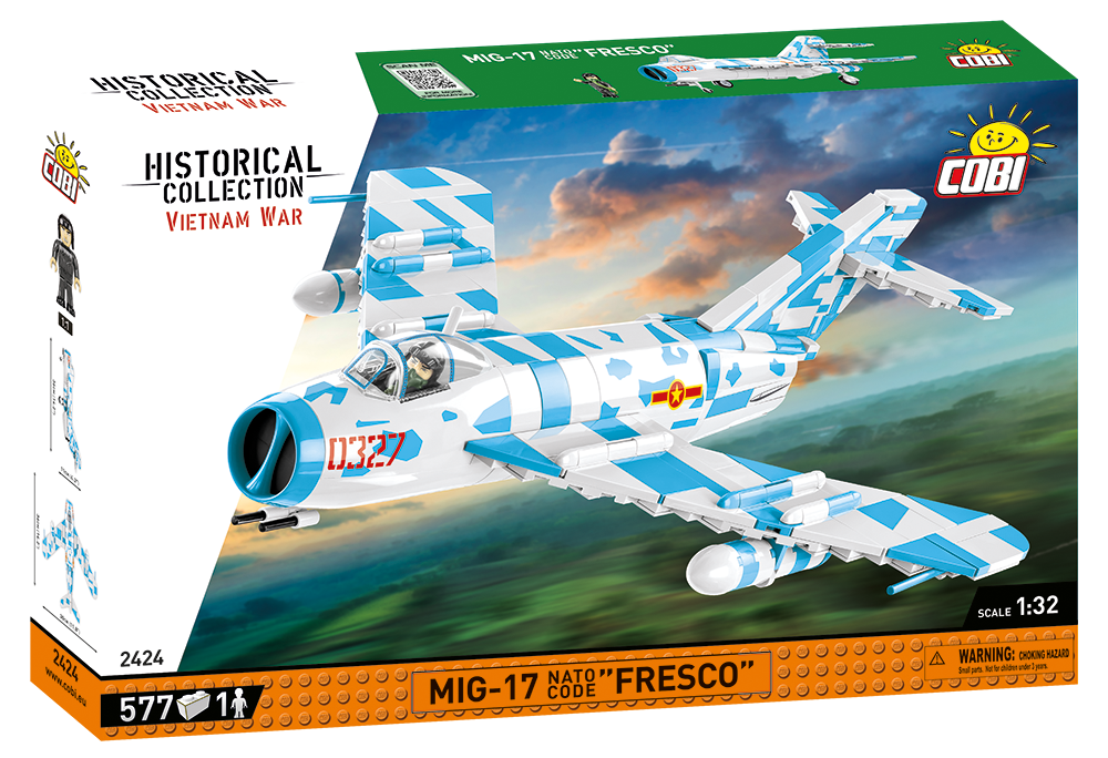 COBI® 2424 Vietnam War MiG-17 NATO Code "Fresco"