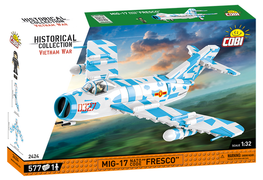 COBI® 2424 Vietnam War MiG-17 NATO Code "Fresco"