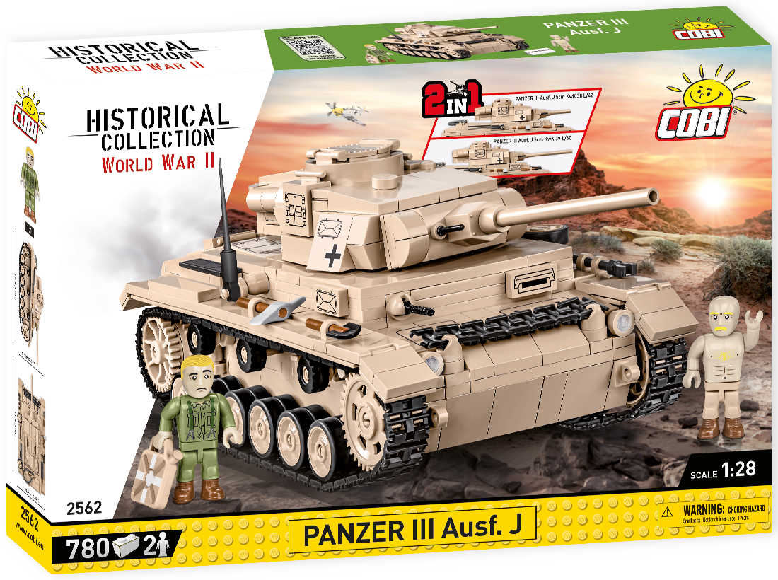 COBI® 2562 WWII Panzer III Ausf. J