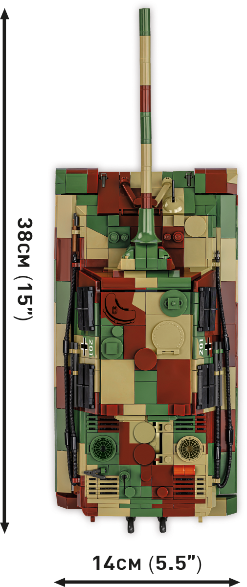 COBI® 2580 WWII Sd.Kfz. 186 - Jagdtiger