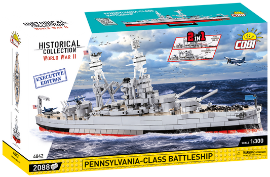 COBI® 4842 WWII Pennsylvania - Class Battleship - Executive Edition