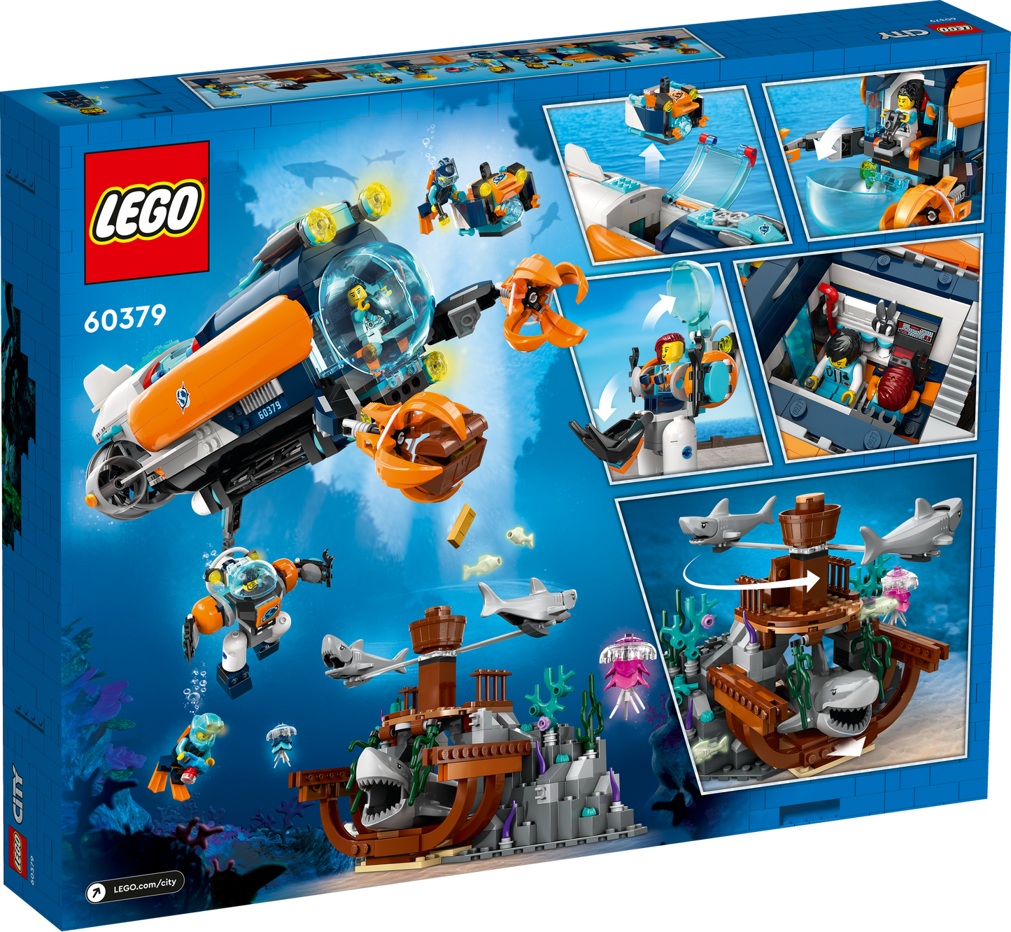 LEGO® City 60379 Forscher-U-Boot