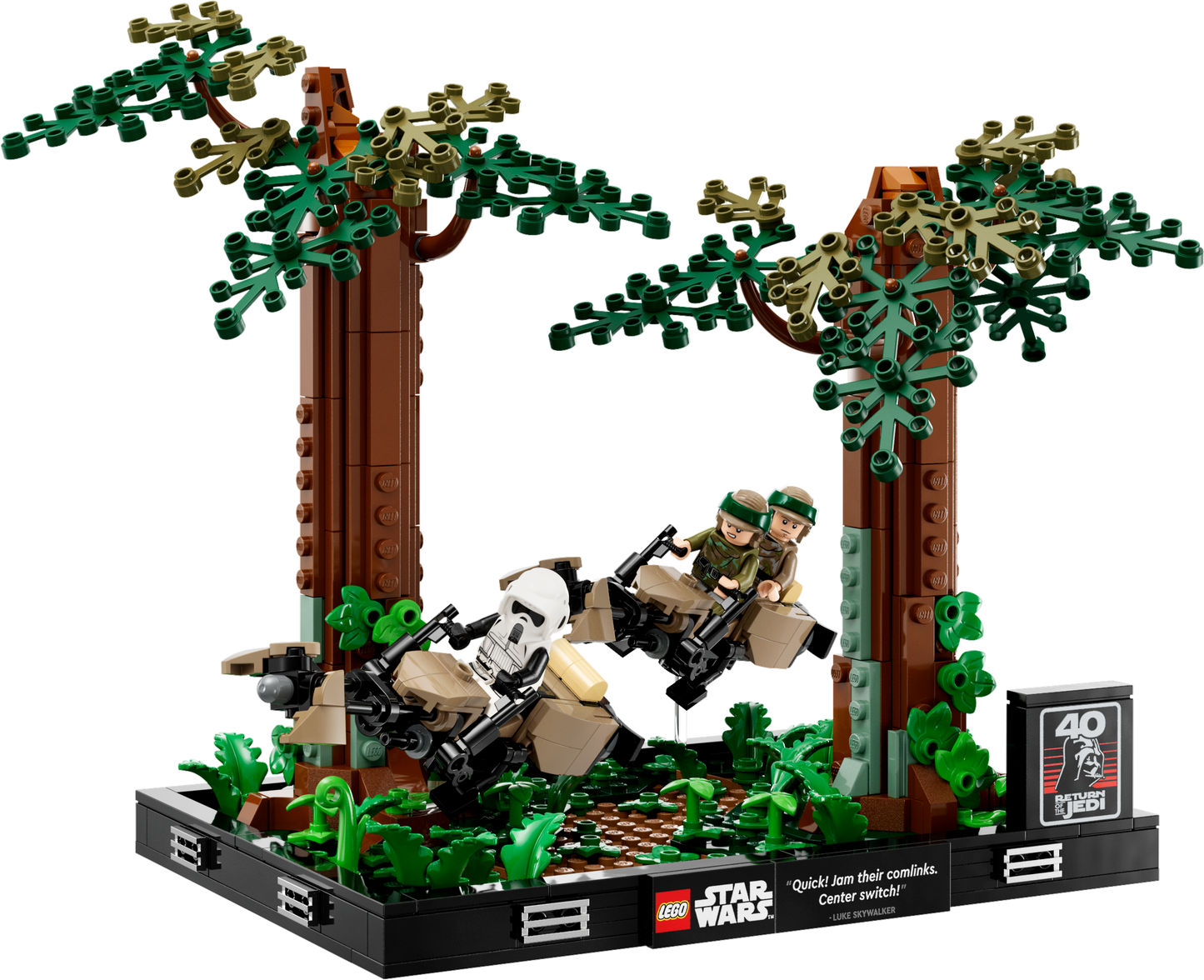 LEGO® Star Wars 75353 Verfolgungsjagd auf Endor™ – Diorama