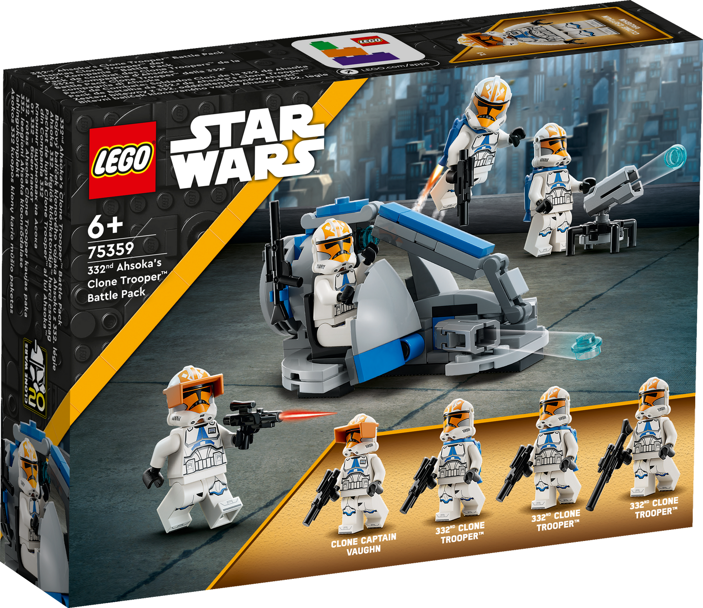 LEGO® Star Wars 75359 Ahsokas Clone Trooper™ der 332. Kompanie – Battle Pack