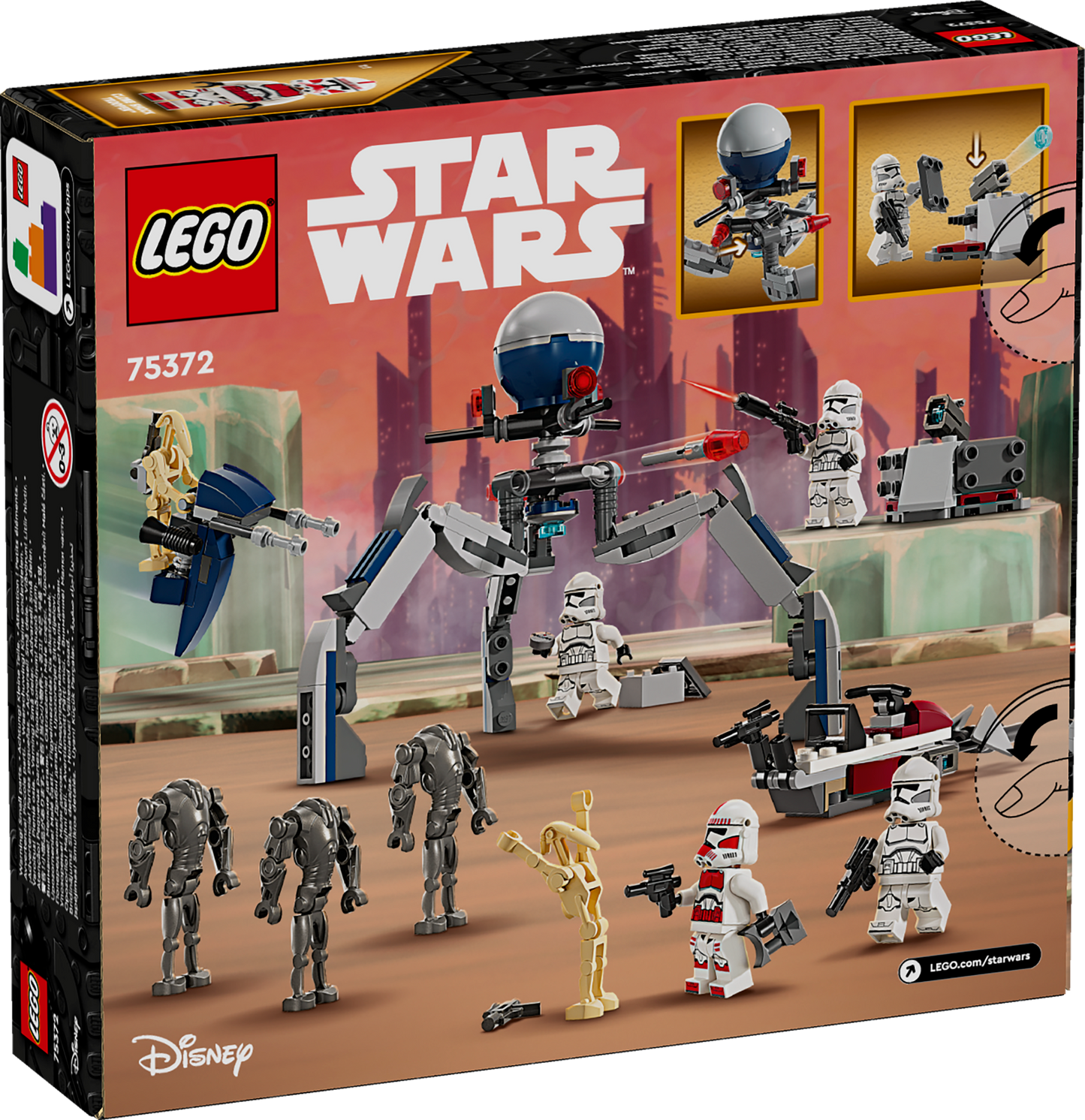 LEGO® Star Wars 75372 Clone Trooper™ & Battle Droid™ Battle Pack