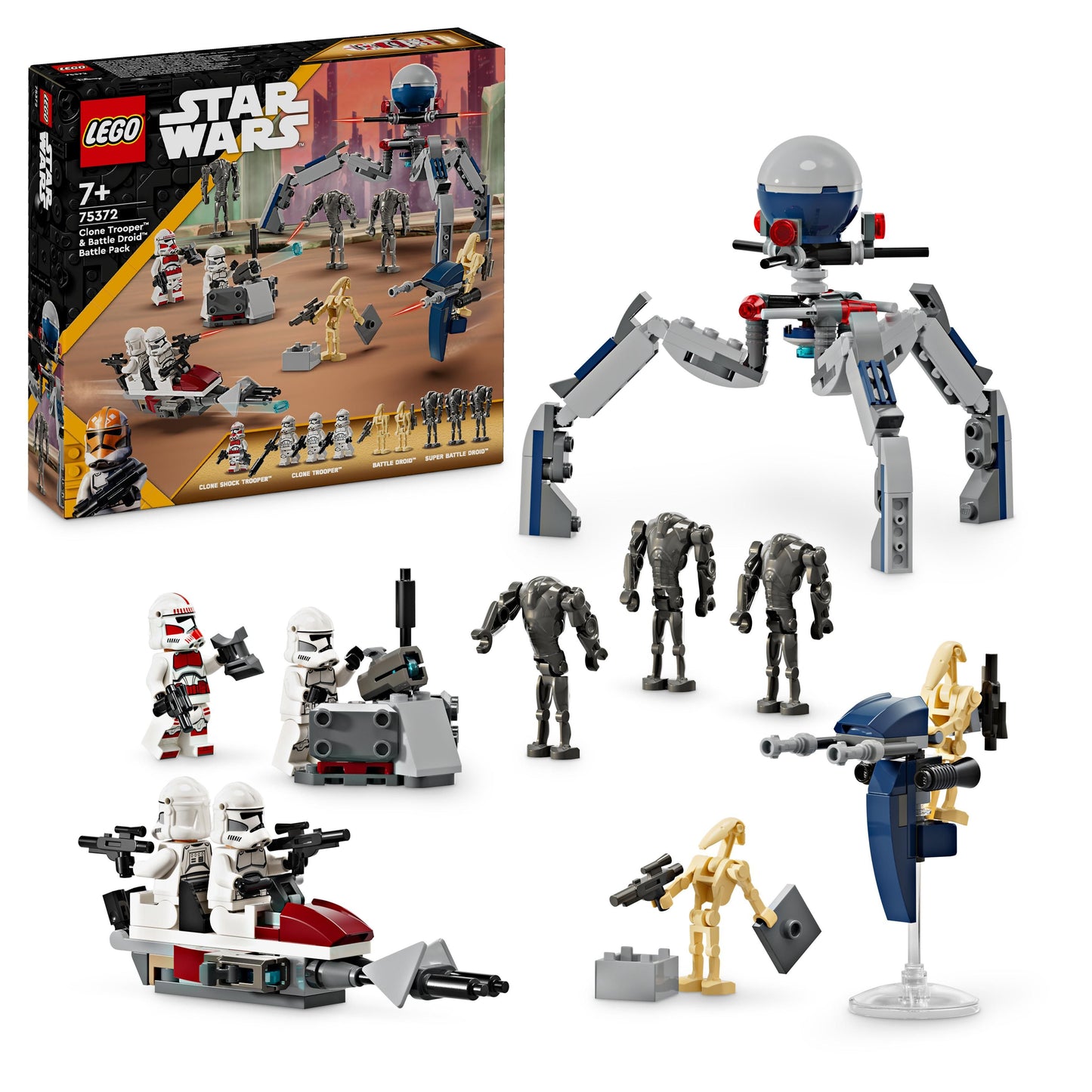 LEGO® Star Wars 75372 Clone Trooper™ & Battle Droid™ Battle Pack