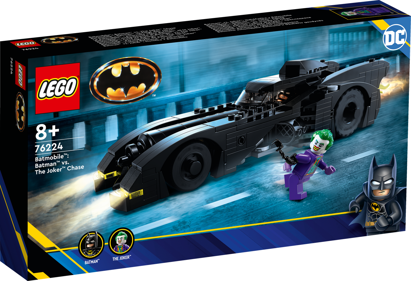 LEGO® Super Heroes 76224 Batmobile™: Batman™ verfolgt den Joker™