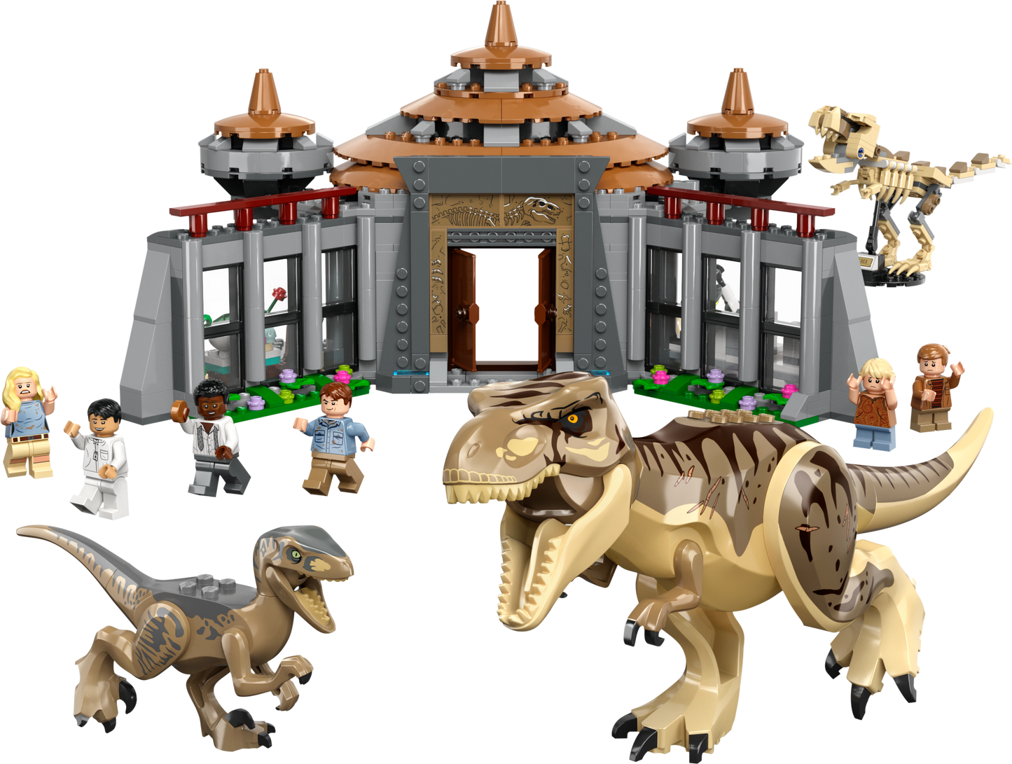 LEGO® Jurassic World 76961 Angriff des T. Rex und des Raptors aufs Besucherzentrum