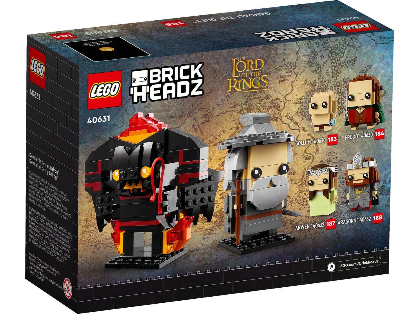 LEGO® BrickHeadz 40631 Gandalf der Graue und Balrog™