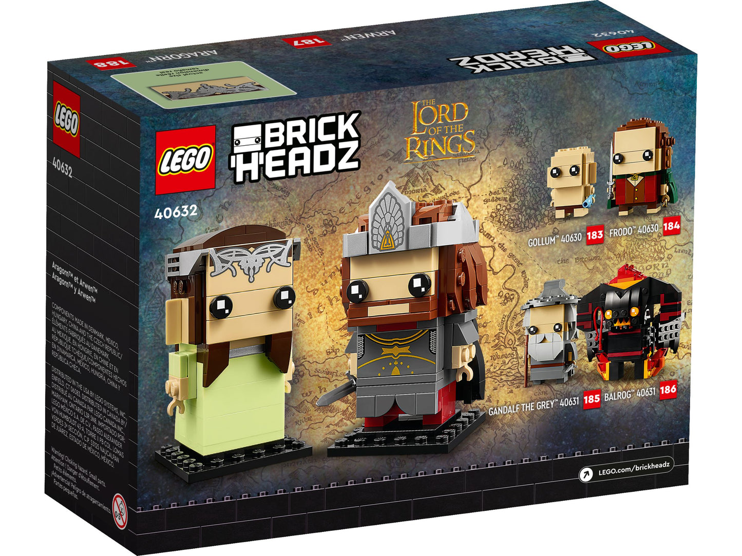 LEGO® BrickHeadz 40632 Aragorn™ und Arwen™