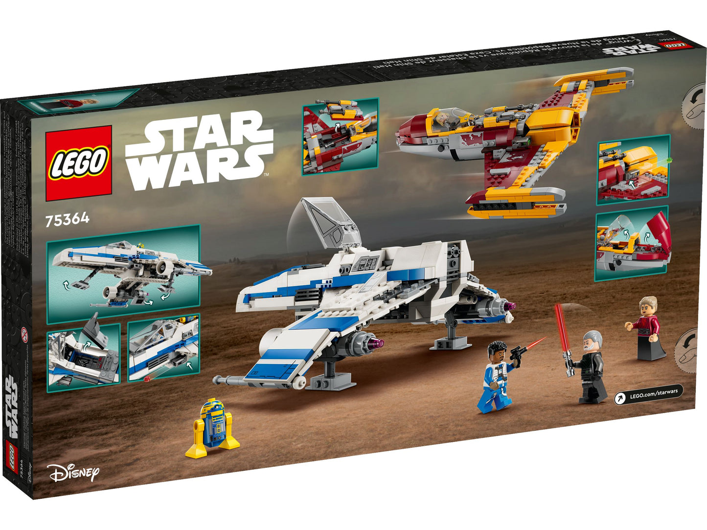 LEGO® Star Wars 75364 New Republic E-Wing™ vs. Shin Hatis Starfighter™