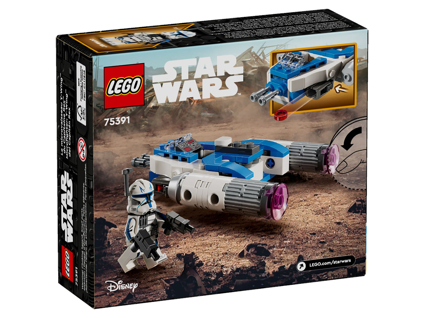 LEGO® Star Wars 75391 Captain Rex™ Y-Wing™ Microfighter