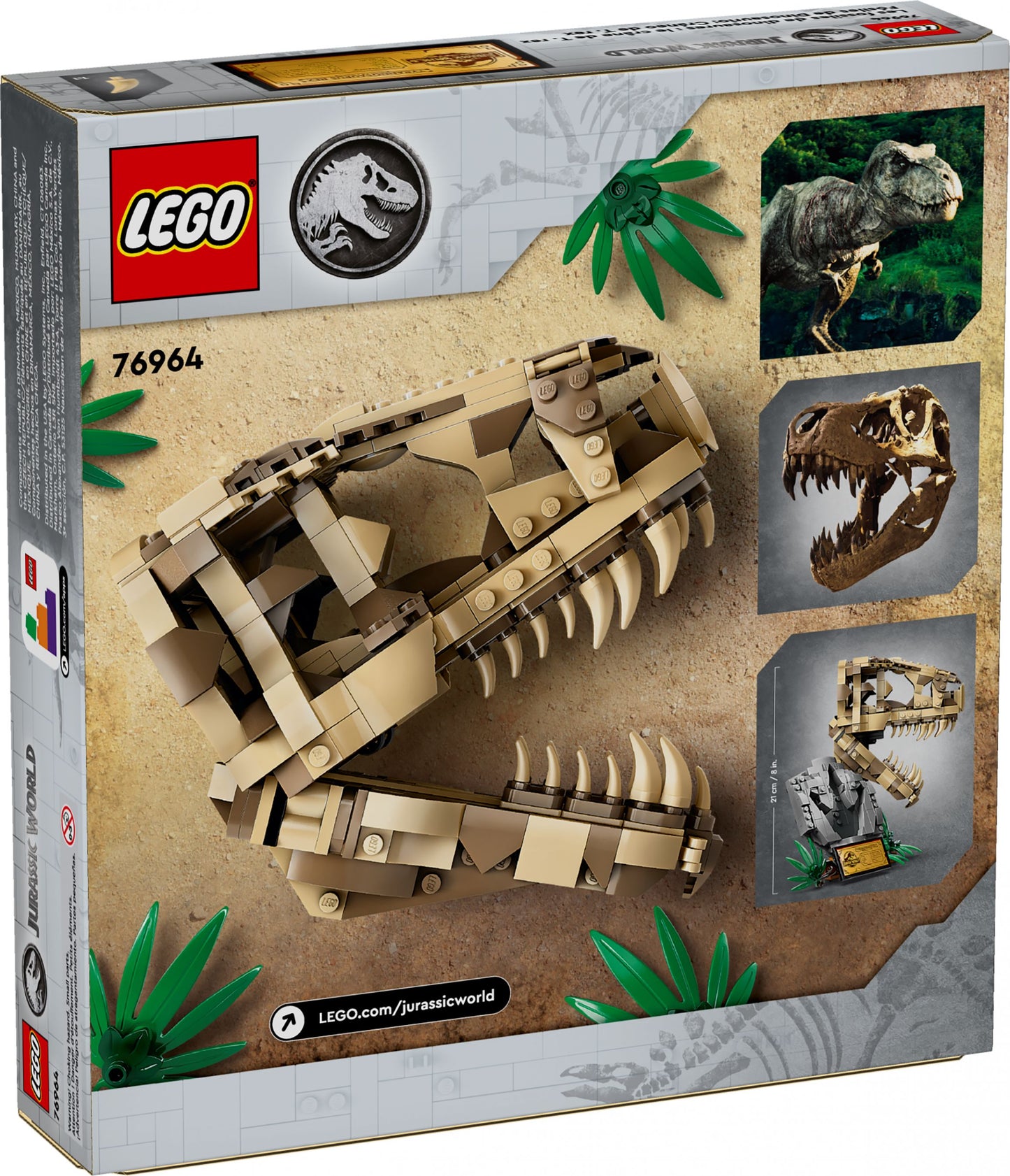 LEGO® Jurassic World 76964 Dinosaurier-Fossilien: T.-Rex-Kopf