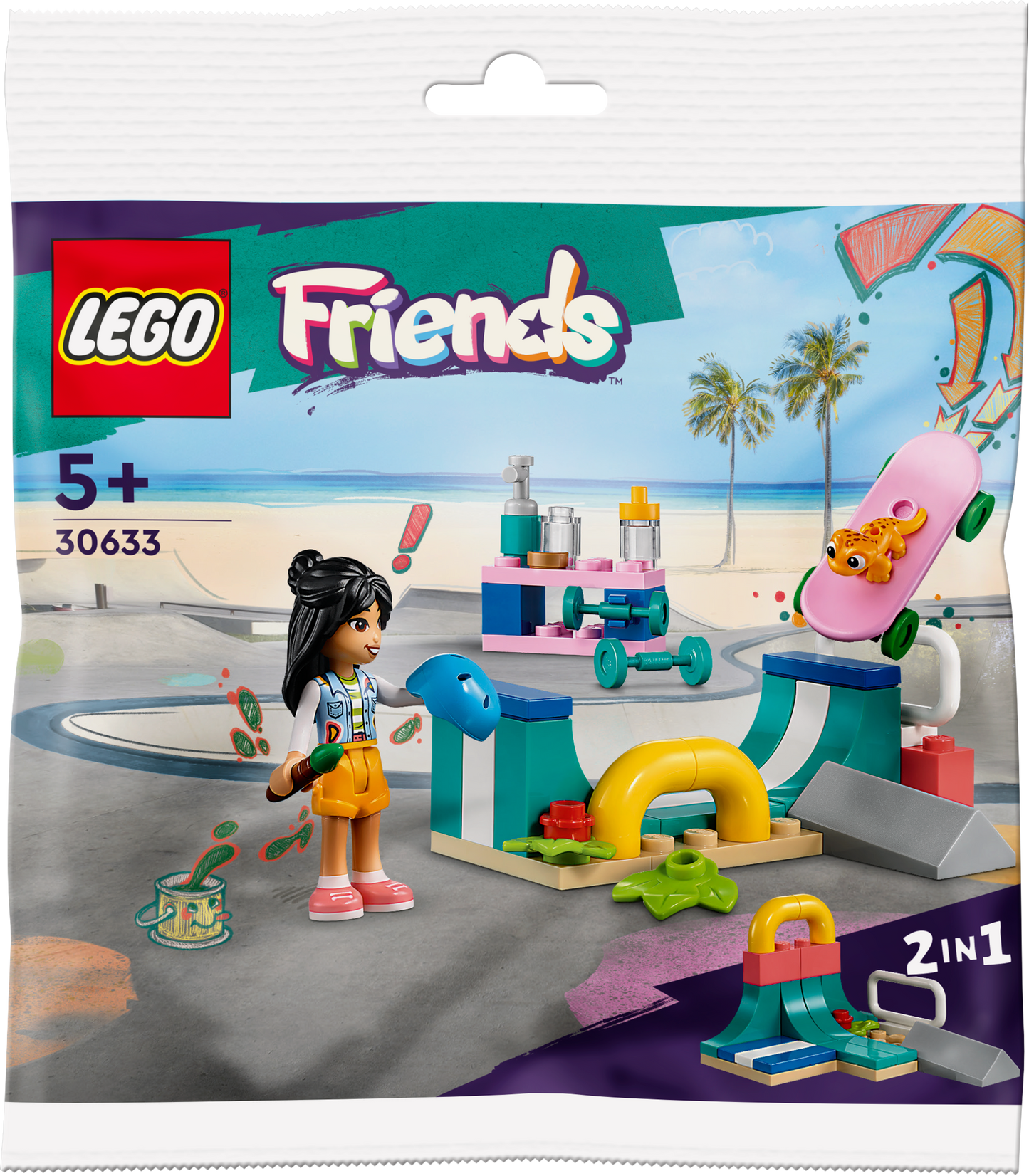 LEGO® Friends Polybag 30633 Skateboardrampe