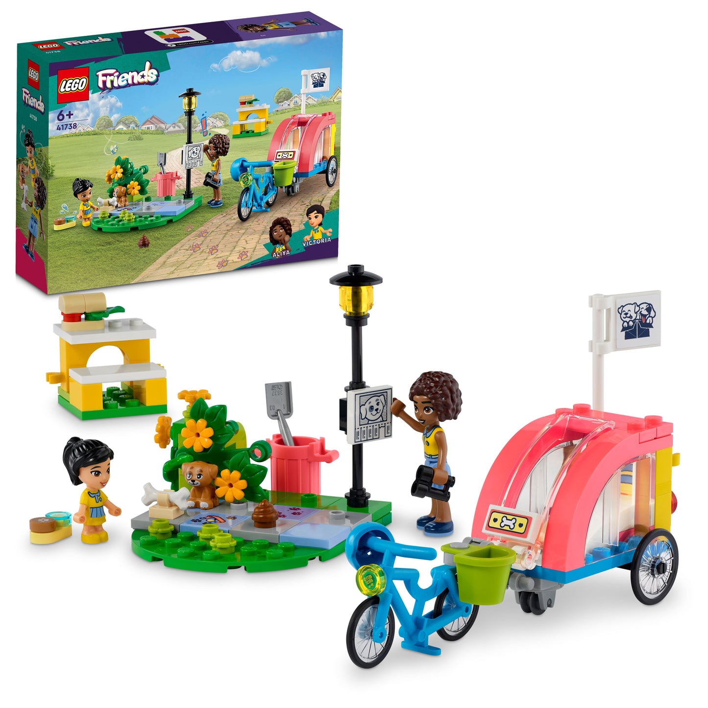LEGO® Friends 41738 Hunderettungsfahrrad