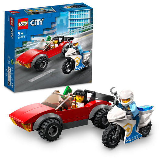 LEGO® City 60392 Verfolgungsjagd mit dem Polizeimotorrad