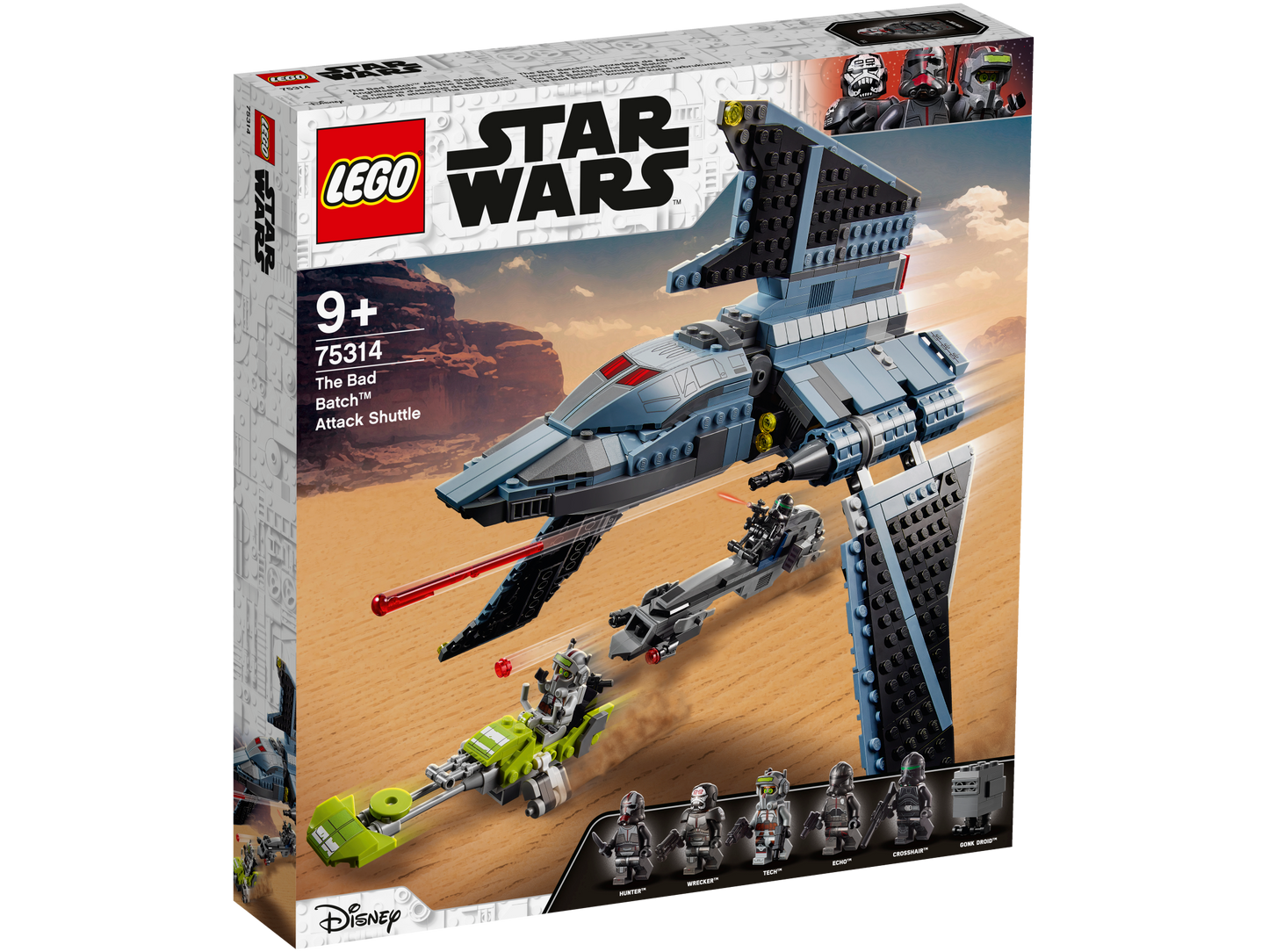 LEGO® EOL Star Wars 75314 Angriffsshuttle aus The Bad Batch™ - Wasserschaden