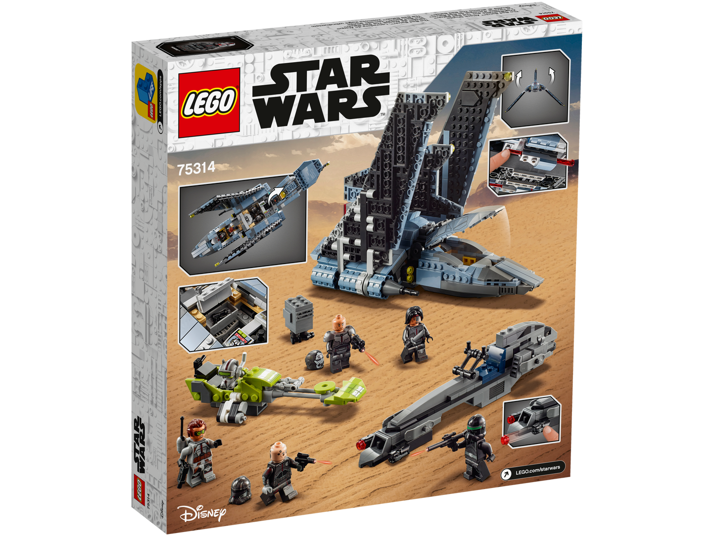 LEGO® EOL Star Wars 75314 Angriffsshuttle aus The Bad Batch™ - Wasserschaden