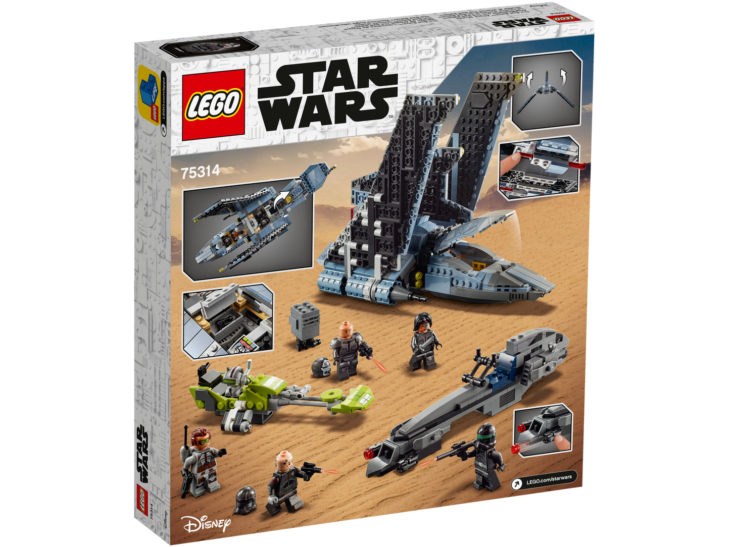 LEGO® EOL Star Wars 75314 Angriffsshuttle aus The Bad Batch™