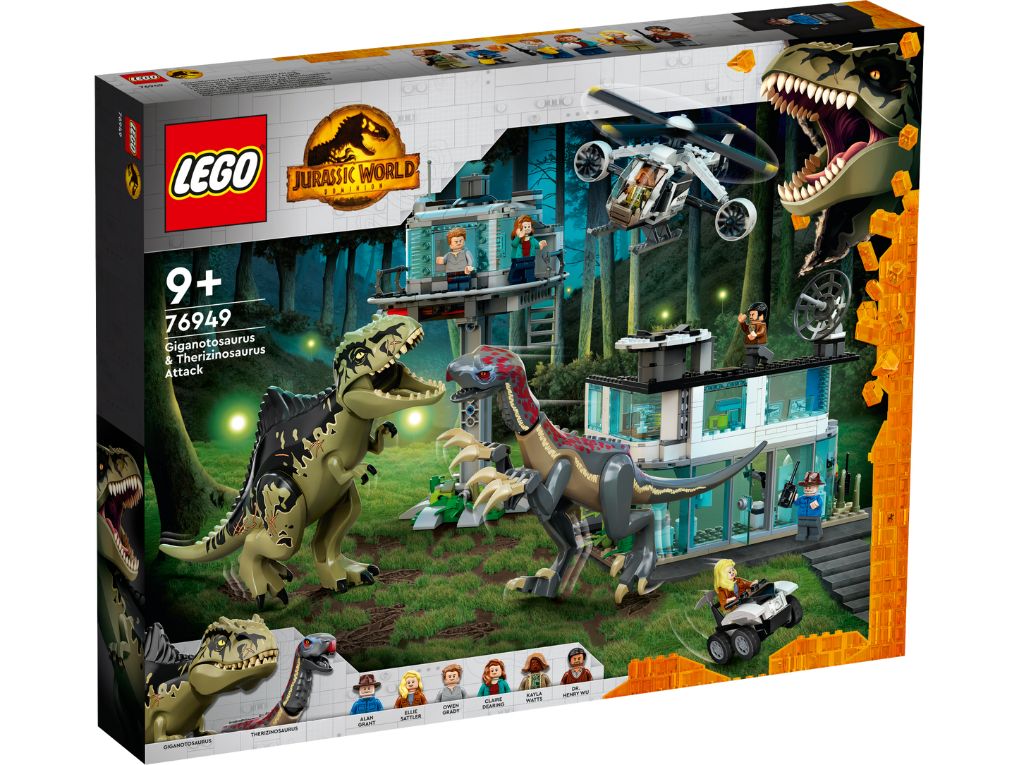 LEGO® Jurassic World 76949 Giganotosaurus & Therizinosaurus Angriff