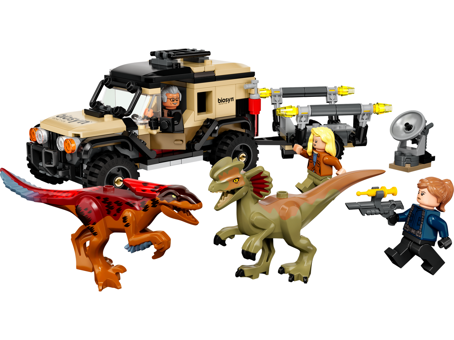 LEGO® Jurassic World 76951 Pyroraptor & Dilophosaurus Transport