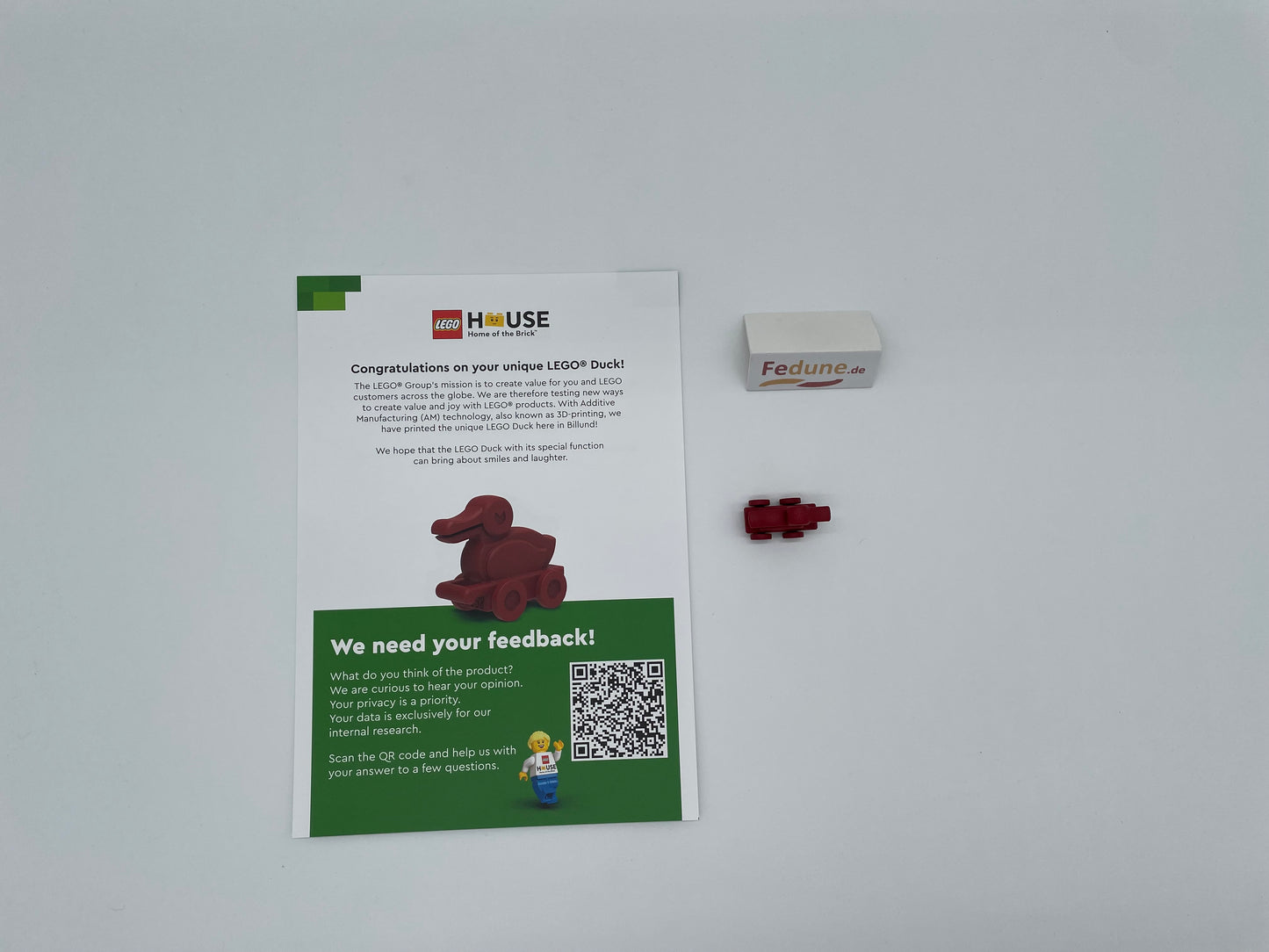 LEGO® 3D-Druck Ente mit Zertifikat 92898c01