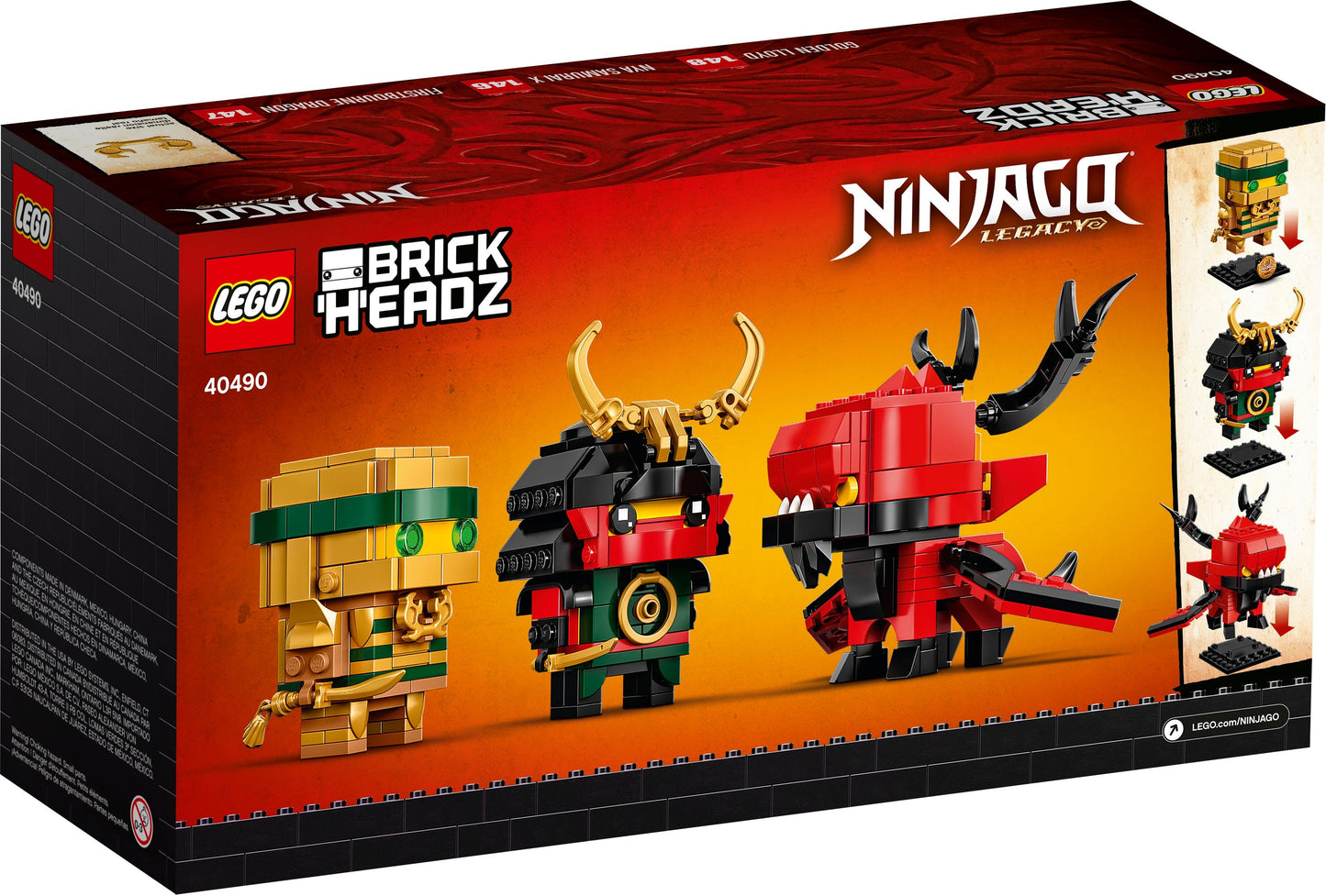 LEGO® EOL BrickHeadz 40490 NINJAGO® 10