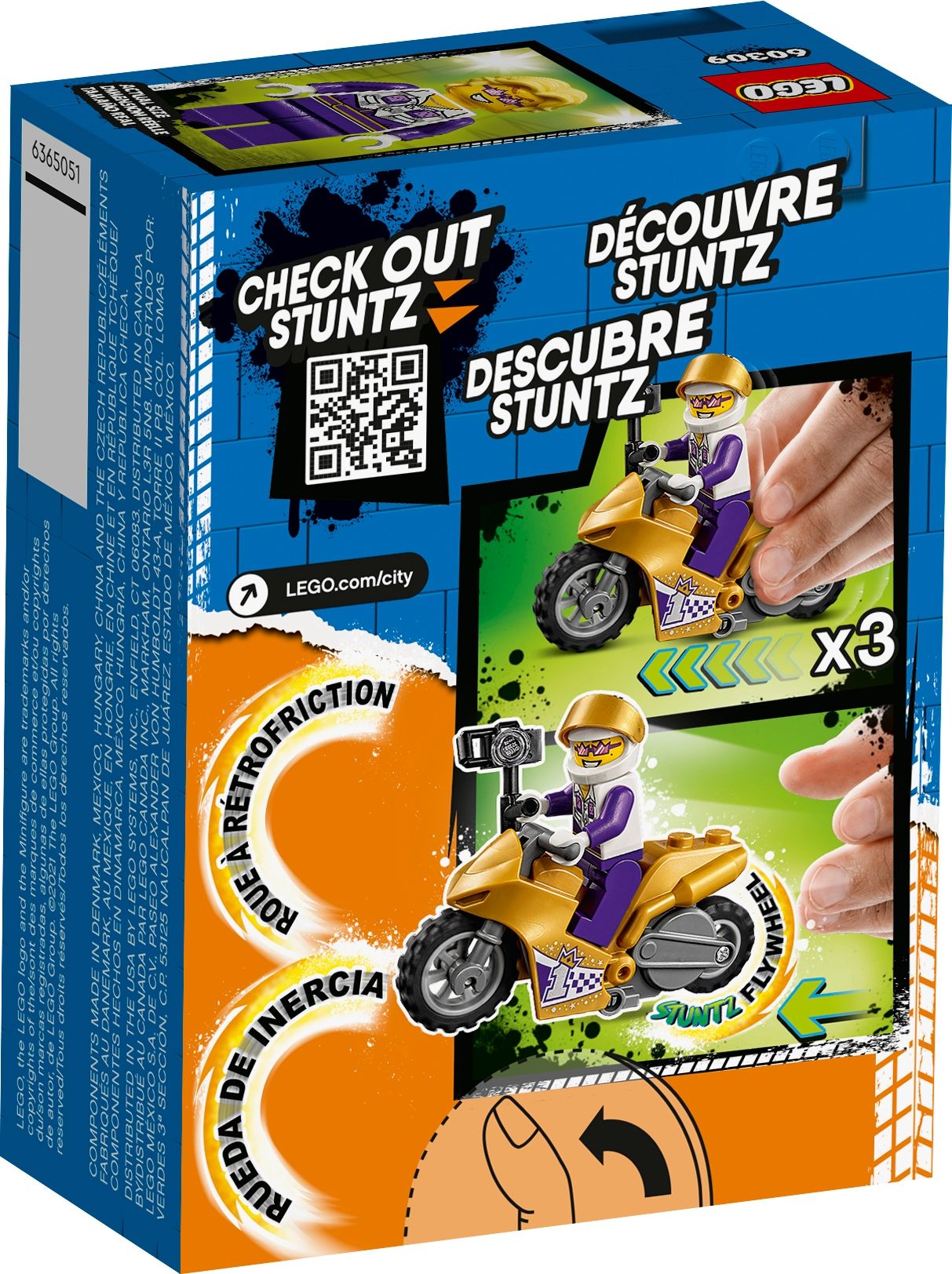 LEGO® EOL City 60309 Selfie-Stuntbike